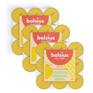 Bolsius Citronella-Duftlichter 3 x 18