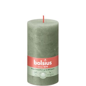 Bolsius Blunt Kerze Rustic Fresh Olive 13 cm