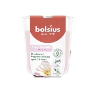 Bolsius Wahre Düfte Duftkerze im Glas Kleine Magnolie