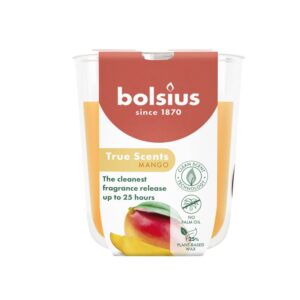 Bolsius Wahre Düfte Duftkerze im Glas Klein Mango