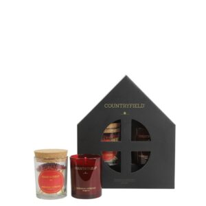 Countryfield Candle Elegance Geschenkpackung Duftkerze und Streichhölzer