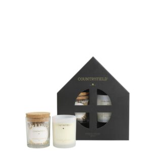 Countryfield Candle Spa Geschenkbox Duftkerze und Streichhölzer
