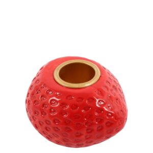 Countryfield Kerzenleuchter Erdbeere Rot