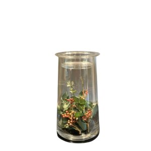 Countryfield Kerzenleuchter Glas Medium mit Deko
