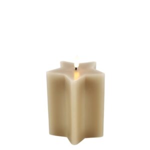 Countryfield Led Star Kerze M Taupe