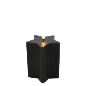 Countryfield Led Star Kerze M Schwarz