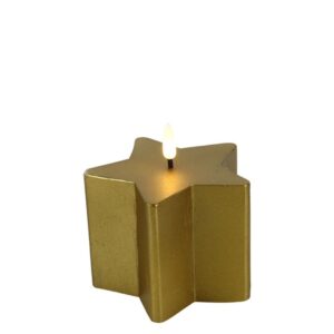 Countryfield Led Star Kerze S Gold