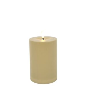 Countryfield Led Stumpfe Kerze Matt Taupe S Ø 10 cm Outdoor