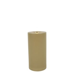 Countryfield Led Stumpfe Kerze Matt Taupe L Ø 10 cm Outdoor