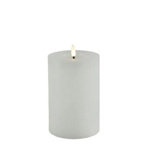 Countryfield Led Stumpfe Kerze Medium Rustikal Weiß Ø 10 cm