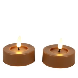 Countryfield Led Teelicht Maxi Amber 2 Stück Ø 6,5 cm