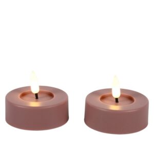 Countryfield Led Teelicht Maxi Rosa 2 Stück Ø 6,5 cm