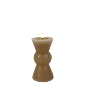 Countryfield Led Stumpenkerze Klein Taupe