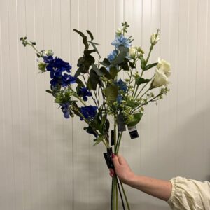 Künstliche Blumen Bouquet Blau Large