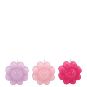 DK Design-Kerzen Smiley 3er-Set