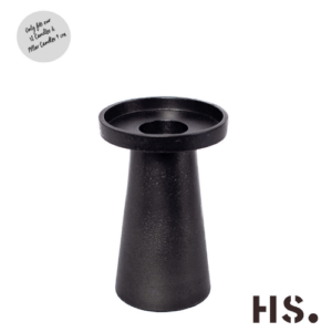 Home Society Kerzenständer Dre Schwarz L