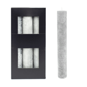 Home Society Diner Candle XL Grau 9 Stück