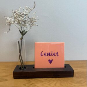 Home Society Holzständer für Duftsachet oder Fliese Braun Komplett