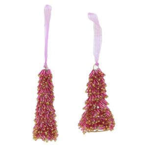 Home Society Weihnachts-Anhänger Rosa 2 Stück