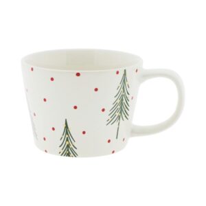 Home Gesellschaft Becher Weihnachten weiß grün