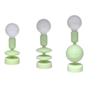 Home Society 3er-Set Tischlampen Eva Light Grün