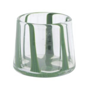 Home Society Wachslicht Halter Twist Grün