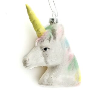 HomeBound by KY Weihnachtskugel-Anhänger Einhorn - Pastell