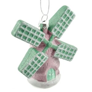 HomeBound by KY Weihnachtskugel-Anhänger Windmühle Pastell