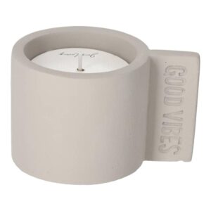 Jens Living Betonkerze Good Vibes Grau