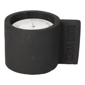 Jens Living Betonkerze Good Vibes Schwarz