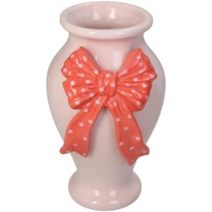 Kersten Vase Schleife Dolomit Rosa