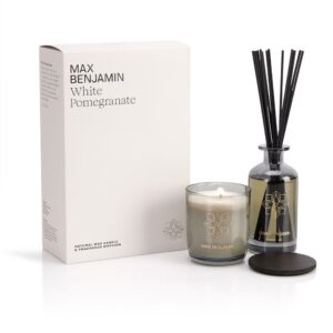 Max Benjamin Geschenkset Duftkerze & Duftstäbchen White Pomegranate