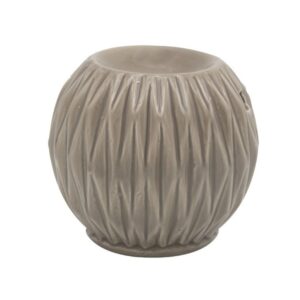 Scentmoods Wachs Brenner Schale Taupe
