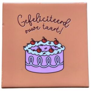 Fliese Glückwunsch Alte Torte