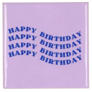 Fliese Happy Birthday