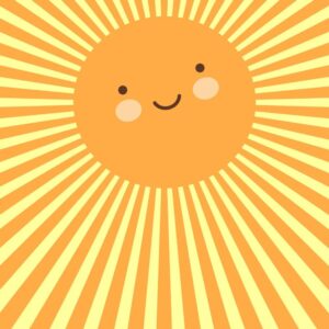 Kachel Sonnenschein
