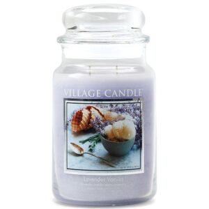Village Candle Großes Glas Lavendel Vanille