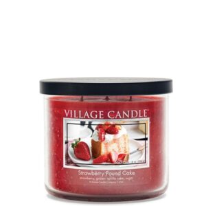 Village Candle Tumbler Strawberry Pound Cake