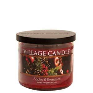 Village Candle Becher Äpfel & Immergrün