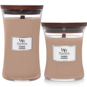WoodWick Duo Large & Medium Kerze Kaschmir