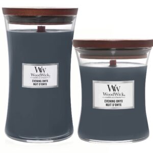 WoodWick Duo Large & Medium Kerze Abend Onyx