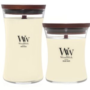 WoodWick Duo Large & Medium Kerze Solar Haze