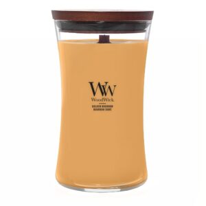 WoodWick Große Kerze Golden Bourbon