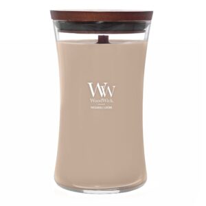 WoodWick Große Kerze Patchouli Creme
