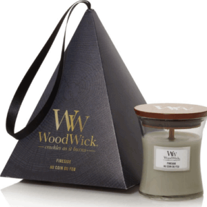 Woodwick Geschenk-Set Mini Candle Fireside