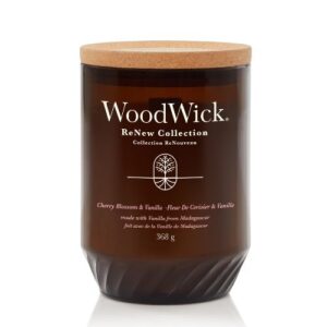 Woodwick ReNew Kirschblüte & Vanille Große Kerze