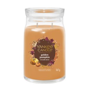 Yankee Candle Signature Großes Glas Goldener Kürbis