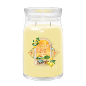 Yankee Candle Signature Großes Glas Zitrone Gelato