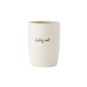 Zusss Kaffeebecher Daddy Cool weiß/sand/schwarz