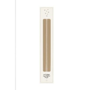 Zusss Satz von 2 led Kerzen Gold